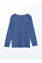 Crew Neck Shiny Stone Women's Blouse (W4) - 2
