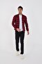 Si̇li̇m Fit Slim Fit Flannel Thin Woodcutter Shirt - 5