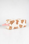 Teddy Plush Cookie Man Patterned All Hair Styling Bag-Makeup Bag -Xl Size - 2