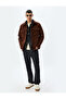 Shirt Jacket Long Sleeve Buttoned Flap Pocket Detail - 3