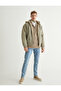 Plush Detachable Hooded Pocket Detail Inside the Jacket - 2