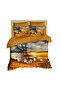 Spain Madrid Windmills 3D Double Duvet Cover Pillow Set