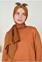 Logo Pattern Jacquard Shawl Caramel - 4