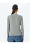 Crew Neck Slim Fit Long Sleeve T-Shirt - 4