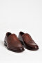 Men's Classic Shoes - Genuine Leather, Leather Sole, Handmade, Osc 2153 Tan - 2