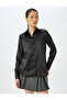 Classic Lapel Button Long Sleeve Satin Shirt - 3