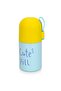 Water Bottle for Kids 350mL, Double Wall Cute Pill Vacuum Bottle Stainless Steel Yellow - 2