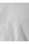 Long Sleeve Crop Oversize Sweatshirt with Elastic Waist - 6