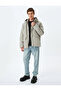 Zippered Slim Fit Hooded Coat - 2