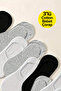 3 Pairs of Invisible Cotton Ballerina Socks - 2