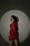 Women's Ring Detailed Mini Sequins Sequins Dress Nbdf106 - 5