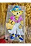 28X13 cm Adhesive to Ironed Pink Weared Bear Gtransfer Print Crimping Patch - 3