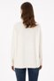 Women's Camel Melange Crew Neck Sweater 50291575-Vr122 - 5