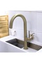 Stainless Modern Gold Faucet - Pinterest Style Sink - Unique Design for Bathroom & Kitchen