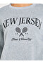 New Jersey Print Round Neck T-Shirt - 4