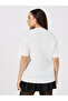 Slogan Detail Round Neck Short Sleeve Oversized T-Shirt - 5