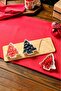 New Year Christmas Bamboo Snack Pine Tree 3-Piece Snack Bowl - 3