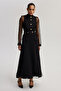 Apolet Detailled Organza Dress - 5