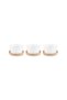 New Year Christmas Bamboo Snack Santa Claus 3-Piece Snack Bowl - 5