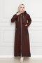 Hooded Bag Pocket Mink Hooded Coat