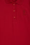 Girl's Red Polo Neck Basic Sweatshirt 50296377-Vr030 - 5
