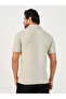 Premium Chevron Textured Knit Revere Collar Relaxed Polo - 4
