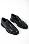 Men's Genuine Leather Black Laced Jurdan Sole Classic Shoes - 2