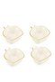 Set of 4 Ceramic Pomegranate Snack Bowl & Bowl - 2