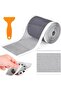 4 Mt 12 cm Cuttable Adhesive Multi-Purpose Strainer Tape Drain Strainer and Fly Screen Patch Repair Kit - 2