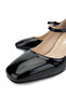 Women's Genuine Leather Black Patent Leather High Heels - 3