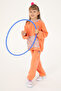 Girl's Salmon Hooded Sweatshirt 50290729-Vr047 - 2
