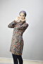ملابس سباحة نسائية سوداء مزينة بالزهور ومقاس كبير - 5