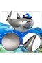 Pirate Shark and 7 Years Old Balloon Set Pirate Shark Concept Birthday Foil Balloon Set - 6