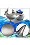 Pirate Shark and 8 Years Old Balloon Set Pirate Shark Concept Birthday Foil Balloon Set - 6