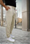Beige Color Men's Trousers Italian Cut Quality Stretchy Lycra Ankle Length - 4
