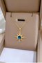 Polar Star Model Zircon Stone Planet Detailed Women's Steel Necklace - 4