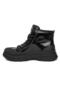 24K311-4 Women's Non-Slip Sole Sports Patent Leather Boots - 7