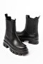 Fz-299 Black High-Top Elastic Daily Women's Boots