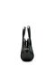 Crocodile Skin Look Black Women's Hand and Shoulder Bag - 5