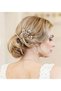 Stylish and Elegant Wedding and Engagement Bridal Crown and Hair Accessory with Completely Handmade Crystal Stones