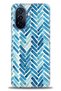 Tecno Spark 8C Case Hd Printed Case - Blue Lines