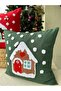 Panch Punch Christmas Home Model 2 Li Set Set Cushion Cover Handmade - 3