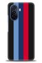 Tecno Pova Neo 2 Case Hd Printed Case - Burgundy Blue Bars