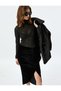Women's Black Velvet Skirt