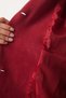 Women's Burgundy Premium Suede Blazer Jacket Fn03443 - 5