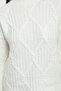 Ecru Wide Fit Soft Textured Knitwear Sweater Twoaw23Kz01373 - 4