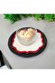 Presentation Tray Metal Single Decorative Tea, Coffee and Cake Serving Tray 17 cm - 2