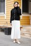 Women's Crew Neck Short Knitwear Cardigan - 2