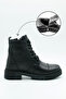 Women's Genuine Leather Fur Boots Water Resistant
