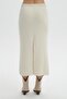 Ecru Midi Knitwear Skirt - 6